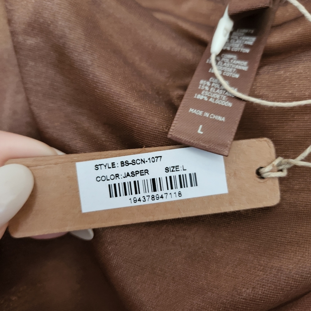 NWT Skims Glissenette Scoop Bodysuit in Jasper (SOLD OUT SIZE) - Picture 5 of 5